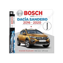 Dacia Sandero Muz Silecek Takımı 2016-2020 Bosch Aerotwin