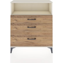 Arges Şifonyer Tek Raflı 3 Çekmeceli 88x30x106 Aytaşı-çam Aytaşı