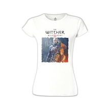 The Witcher 3 - Wild Hunt Beyaz Kadın Tshirt 001
