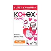Kotex Young Ultra Süper Ekonomik Paket Gündüz 22'li - 5 Adet Tarı