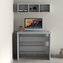 Tanmob Çalışma Masası Raflı Beyaz - Clm0201 Tanmob Çalışma Masası Raflı Beyaz - Clm0201