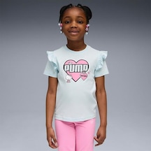 Puma Çocuk Tişört Puma X Hk&fr Ruffle Mavi