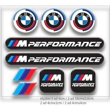 Bmw Karışık Set Oto Sticker 3d
