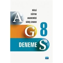Ags 8 Deneme - Milli Eğitim Akademisi Giriş Sınavı Kitabı / Ko...