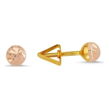 Sembolgold Altın Çocuk Küpe 14 Ayar İğne Model Sg42-70026