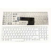 Sony Uyumlu Vaio Svf15 Svf152 Svf153 Svf154 N50 Serisi Beyaz Klavye