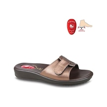 Ceyo 9200-12 Topuk Jelli Anatomik Taban Kadın Terlik Bakır 36-40 Bakır