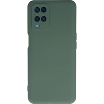 Newface Oppo A54 4g Kılıf Nano İçi Kadife Silikon - Koyu Yeşil