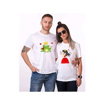 Tshirthane Kurbağa Prenses Sevgili Kombinleri Tshirt Kombini Beyaz