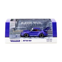 Tarmac Works Rwb 993 Army Girl Mavi 1/64 Model Araba