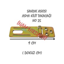 Sandık Askısı - No 25 9 Cm - Asma Kilit Takacağı