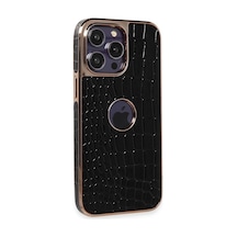 Newface Apple Uyumlu Apple iPhone 14 Pro Max Kılıf Snake Kapak - Siyah Evimdeyokyok