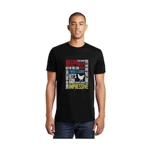 Pubg Karısık Baskılı Siyah Erkek Tshirt