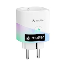 Meross Matter Akıllı Priz, Elektrik Tüketimli Wi-fi Priz, Balkon Elektrik Santrali İçin, Apple Homekit, Alexa Ve Google İle Çalışır, 16 A, 1 Adet