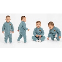 Hsc-bilisim 6/24 Ay Peluş Kumaş Fermuarlı Bebek Takımı - Name1: Renk Çok Renkli