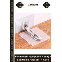 Özel Üretim Deprem Çocuk Güvenliği Kilitli Kendinden Yapışkanlı Mobilya Sabitleme Aparatı 1 Adet Çok Renkli