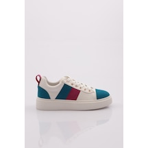 Dgn 1001 Kadin Sneaker 1001-2007-R8073 Beyaz - Mavi Dgn 1001 Kadin Sneaker 1001-2007-R8073 Beyaz - Mavi