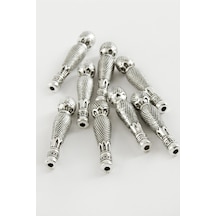 Noktalı - 309 - Tesbih İmame Aparatı 50 Gram - Ece-umay - Gümüş Rengi