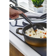 TEFLON SERVİS KAŞIK -220 DERECEYE KADAR DAYANIKLI- SİYAH TEFLON SERVİS KAŞIK -220 DERECEYE KADAR DAYANIKLI- SİYAH