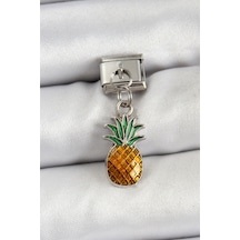 316l Çelik Sallantılı Ananas Model Gümüş Renk Nomination Charm Diğer