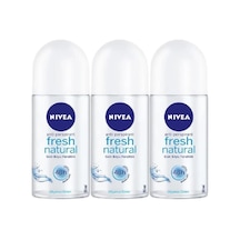 Nivea Fresh Natural Kadın Roll-On 3 x 50 ML