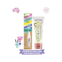 Jack N Jill Doğal Diş Bakım Seti Bunny&koala Diş Fırçası + Ahududu Aromalı Diş Macunu 50g
