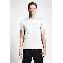 Lescon Erkek Kısa Kol T-shirt 25s-1220-25b Beyaz