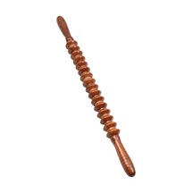 Suntek Ahşap Masaj Silindiri Çubukları Göbek Bel Uyluk Kahve Kahverengi