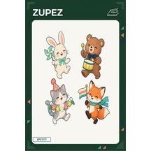 Minik Bahar Karnavalı 19x25 Cm Ütüyle Uygulanan Baskı Zpz1171 - 928157018