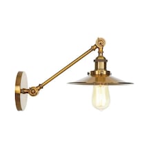 Rsylight Retro Eskitme Kaplama Metal Mafsallı Akrobatik Dekoratif Rustik Aplik-rys9019038 Siyah