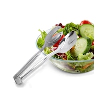 Salata Servis Maşası Paslanmaz Çelik Gümüş