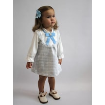 A.mini.moda Şık Ve Gösterişli Elbise 193876988 Açık Mavi