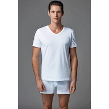 Eros 039 Erkek 2 Li V Yaka T-Shirt Atlet 039