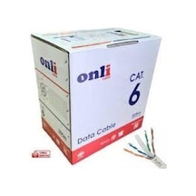 Onli U-utp 23 Awg Cca 100 Metre Cat6 Kablo Onli U-utp 23 Awg Cca 100 Metre Cat6 Kablo