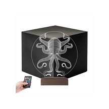 Luvivia Ahtapot Şekilli 3d Lamba - Masa Gece Lambası Şeffaf