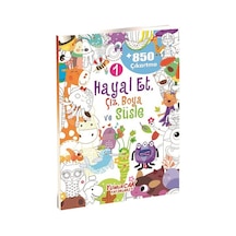 Hayal Et Çiz Boya ve Süsle 1- Yumurcak Yayınları