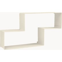 Dedal Metal Saclı Duvar Rafı Dekoratif Bej