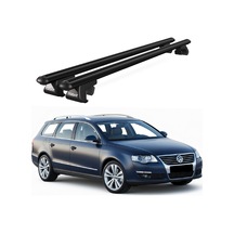 Volkswagen Passat B6 Sw 2005-2010 Uyumlu Siyah Ara Atkı Port Bagaj Tavan Barı