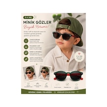Unisex Yeşil Kırmızı Bebek 0 Yaş Ile 4 Yaş Aralığı Güneş Gözlüğü Polarize Camlı Çocuk Güneş Gözlüğü