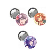 Hatsune Miku Pjsekai Project Sekai Colorful Anime Buton Rozet 3 Adet 37mm Shinonome Ena Altın - Beyaz - Siyah