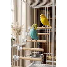 Mivra Pets 5'li Ahşap Kuş Tüneği 12 Cm Klipsli