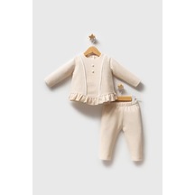 Melonika Tongs Baby Lace Dreams 2'li Takım 5660 Ekru Çok Renkli