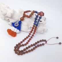 Sakral Çakra 108 Mala  Kolyesi Rose Gold
