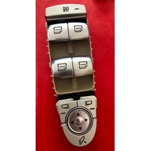 MERCEDES BENZ W205  CAM AÇMA DÜĞMESİ ÖN SOL KREM KASA