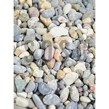 Sosc Doğal Nazilli Dere Çakıl Taşı, Tamburlanmış Dekoratif Taş, 1-2 Cm, 1 Kg, Saksı Dibi, Akvaryum Ve Bahçe Düzenleme İçin