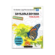 Sayılarla Boyama Tabloları En Sevilen Çizgi Film Karakterleri