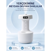 Dekoratif Hava Nemlendirici 800 Ml Sessiz Aroma Difüzör Anti Yerçekimi Su Efektli Çok Renkli