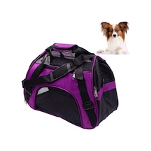 Taşınabilir Pet Sırt Çantası Köpek Go Out Messenger Katlanır Çanta Pet Malzemeleri, Özellikler: Büyük Mor