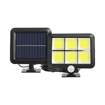 Unichrome 120 Cob Led Solar Panel Güneş Enerjili 3 Mod Duvar Lambası