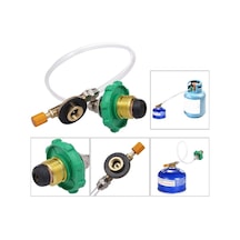 -kamp Ocağı Propan Dolum Adaptörü Düz Silindir Tankı,y7283 Altın